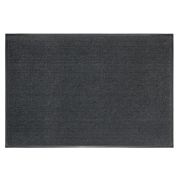 Коврик входной ИЗНОСОСТОЙКИЙ влаговпитывающ 120х180см толщина 8мм ТАФТИНГ серый LAIMA EXPERT 606887