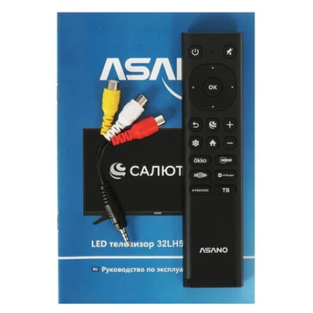 Телевизор ASANO 32LH5010T, 32" (80 см), 1366x768, HD, 16:9, Салют ТВ, Wi-Fi, черный 458881 - МСК «Форвард»