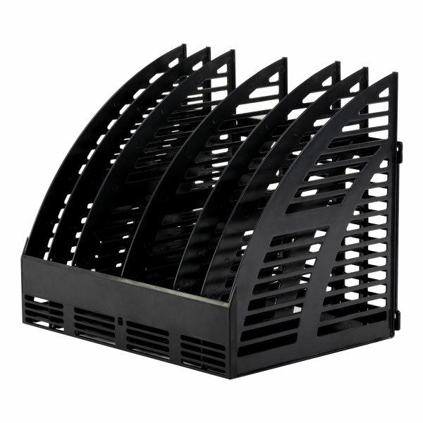 Лоток вертикальный для бумаг STAFF Basic, 245х320х285 мм, 6 отделений, сетчатый сборный 100 237946