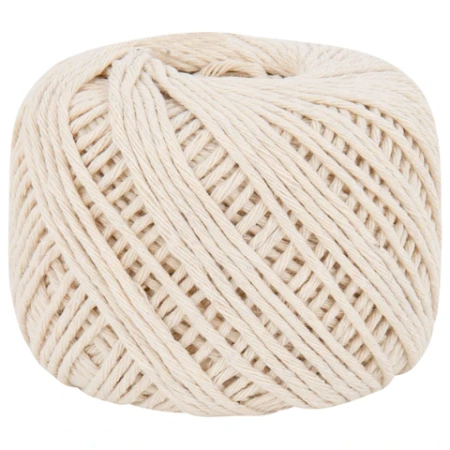 Шпагат хлопковый для прошивки документов, вязания, макраме, длина 100 м, диаметр 1,5 мм, BRAUBERG, 700361 - МСК «Форвард»