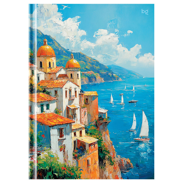 Бизнес-блокнот А5, 80л., евроформат, BG "Горы у моря", глянцевая ламинация ББ5т80_лг 09328 380116 - МСК «Форвард»