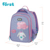 Рюкзак Först F-Cloud "Fluffy Bunny" 37*28,5*16,5см, 3 отделения, 3 кармана, анатомическая спинка FT-RM-152501 379230 - МСК «Форвард»
