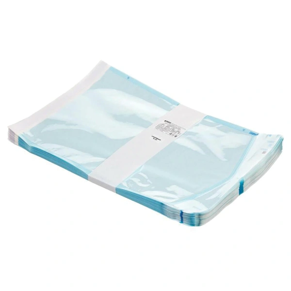 Пакет комб. самокл. ВИНАР СТЕРИТ, комплект 100 шт., для ПАР/ГАЗ стерилизации, 300х450мм,630439