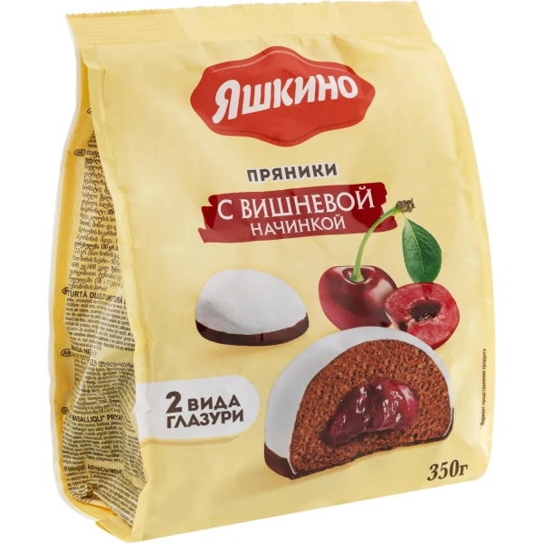 Пряники Яшкино с вишневой начинкой 350 г ЯП906 1287245 - МСК «Форвард»