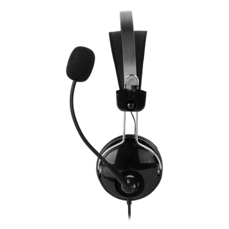 Наушники с микрофоном (гарнитура) A4TECH HU-7P, проводные, 2 м, USB, черные, 1379906 513939 - МСК «Форвард»