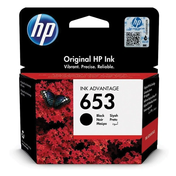 Картридж струйный HP (3YM75AE) DeskJet Plus Ink Advantage 6075/6475, №653, черный, 360 стр, ориг 3YM 363906 ПОД ЗАКАЗ 8 ДНЕЙ