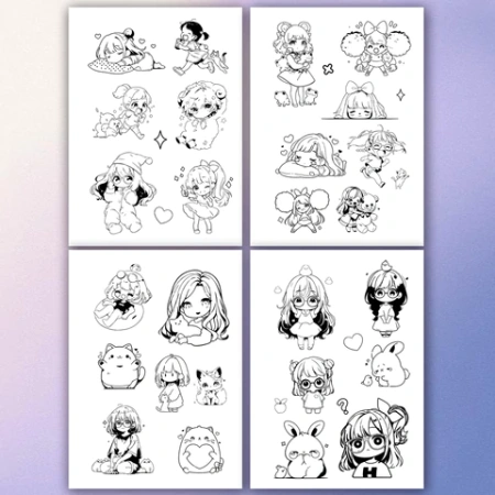 Стикербук РАСКРАСЬ И НАКЛЕЙ А5, 16 листов, 100 стикеров, на гребне, BRAUBERG, "Для девочек", 666049 - МСК «Форвард»