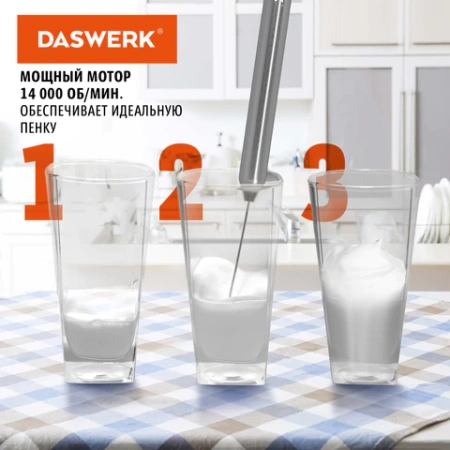Капучинатор/вспениватель молока электрический из нержавеющей стали, DASWERK (ДАСВЕРК), 456177 - МСК «Форвард»