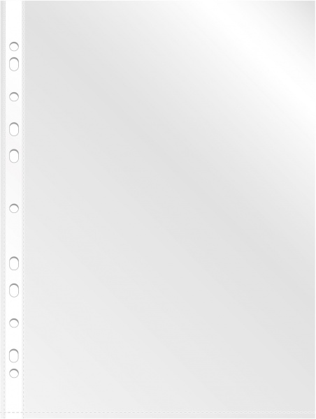 Папка-файл Бюрократ Люкс 013BKLUX тисненые A4+ 50мкм (упак 100шт) - МСК «Форвард»