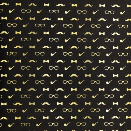 Бумага упаковочная мелованная НАБОР 3 шт., "Man Style", 70х100 см, 3 дизайна, ЗОЛОТАЯ СКАЗКА, 592064 - МСК «Форвард»