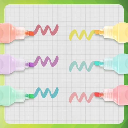 Набор текстовыделителей 6 ПАСТЕЛЬНЫХ ЦВЕТОВ, STAFF "EVERYDAY HL-707", линия 1-5 мм, скошенный наконечник, 152551 - МСК «Форвард»