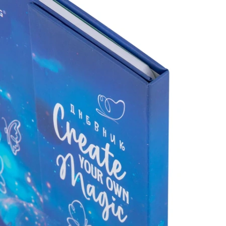 Дневник 1-11 класс 48 л., твердый, BRAUBERG, матовая ламинация, магнитный клапан, закладка-ляссе, с подсказом, "Magic", 107243 - МСК «Форвард»