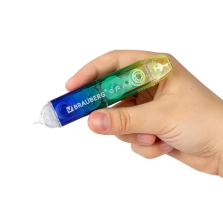 Корректирующая лента двусторонняя 5 мм x 10 м, BRAUBERG "Grade", ассорти, 271941 - МСК «Форвард»