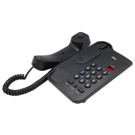 Телефон RITMIX RT-311 black, световая индикация звонка, тональный/импульсный режим, повтор, черный, 80002231 263158 - МСК «Форвард»