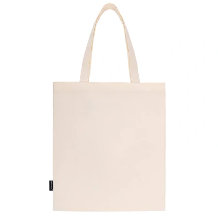 Сумка шоппер BRAUBERG PREMIUM, канвас, 40х35 см, на кнопке, карман, бежевый, "Tic-tac-toe", 271902 - МСК «Форвард»