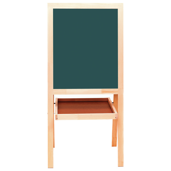 Доска-мольберт двусторонняя для мела и магнитно-маркер. 545х650 мм, зел/бел, РОССИЯ, BRAUBERG,235519