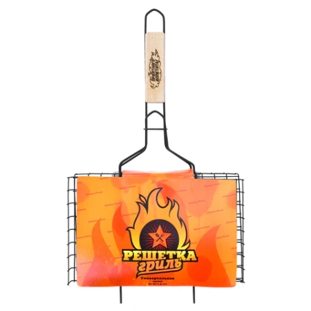 Решетка-гриль универсальная, размер 310х210 мм, глубина 18 мм, оксидированное покрытие, 101402, 701741 - МСК «Форвард»