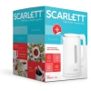 Чайник SCARLETT SC-EK21S31, 1,5 л, 2200 Вт, закрытый нагревательный элемент, двойные стенки, белый 457209 - МСК «Форвард»