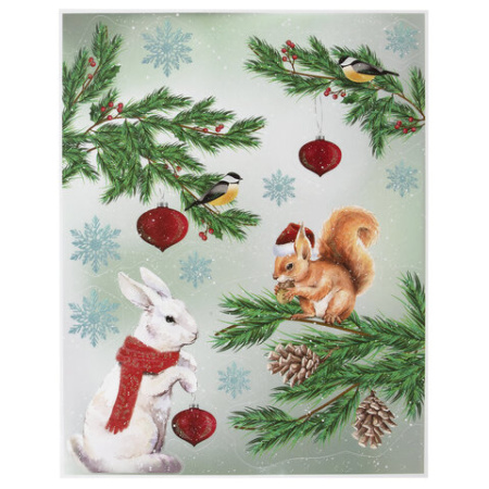 Наклейка для окон (1 штука) двусторонняя МНОГОРАЗОВАЯ 30х38 см, "Ассорти № 1", ЗОЛОТАЯ СКАЗКА, 591921 - МСК «Форвард»