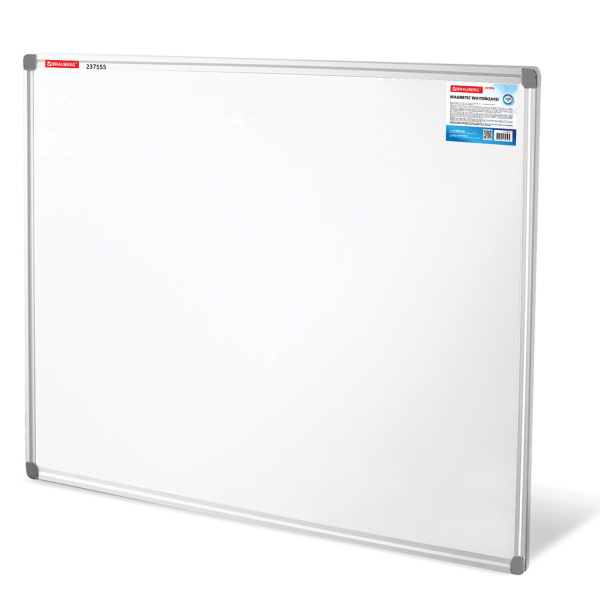 Доска магнитно-маркерная 90х120см, алюминиевая рамка, BRAUBERG Extra, 237555