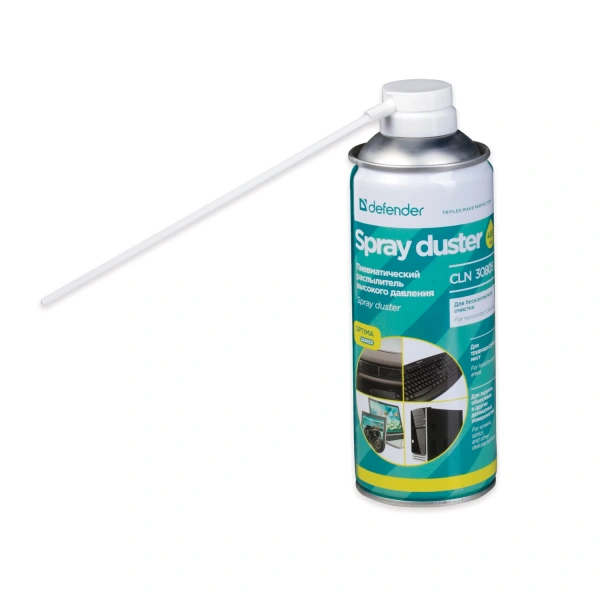 Баллон со сжатым воздухом DEFENDER CLN30805 ДЛЯ ОЧИСТКИ ТЕХНИКИ, 400мл, 30805 511786