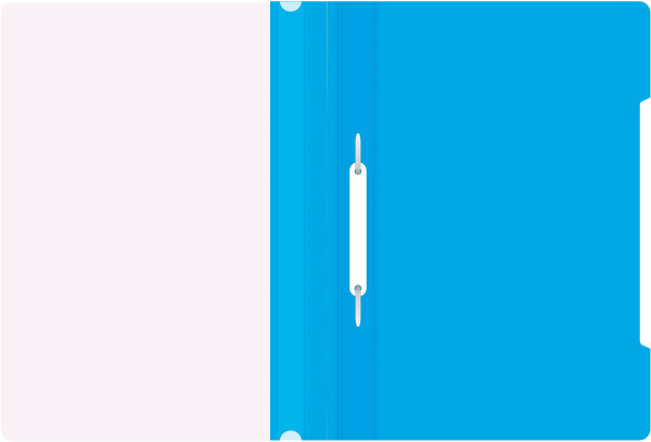 Скоросшиватель Бюрократ пластик PS20AZURE A4 прозрач.верх.лист голубой 0.12/0.16 - МСК «Форвард»