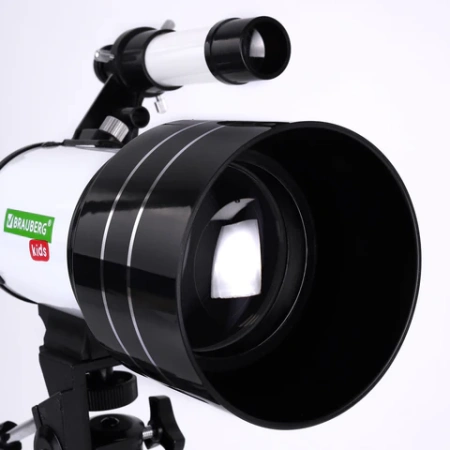 Телескоп рефрактор астрономический настольный, увеличение 150х, объектив 70 мм, фокус 300 мм, видоискатель, BRAUBERG KIDS 70300, 391397 - МСК «Форвард»