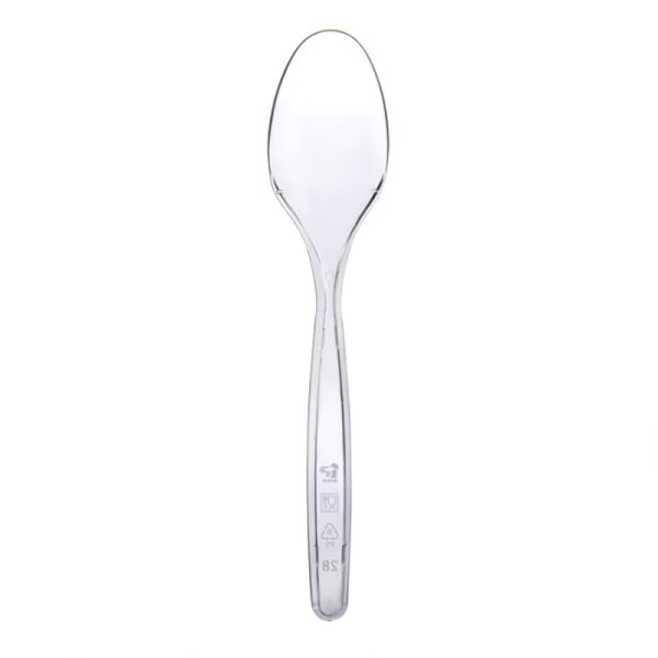 Ложки одноразовые столовые OfficeClean, набор 48шт., ПС, прозрачные, 18см 306572