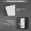 Крючки самоклеящиеся универсальные 2,5x4,5 см, КОМПЛЕКТ 4 шт., сталь, серебристые, LAIMA HOME, 608788 - МСК «Форвард»