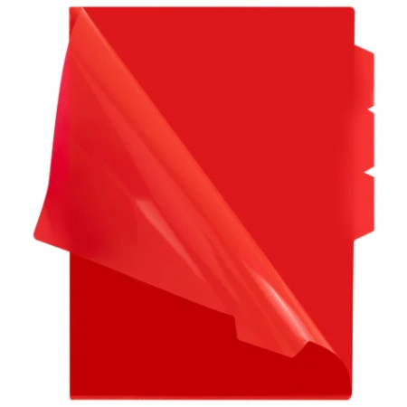 Папка-уголок 3 отделения, жесткая, непрозрачная, А4, BRAUBERG "SPECIAL", красная, 0,15 мм, 273064 - МСК «Форвард»