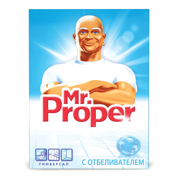 Чистящее средство 400г MR.PROPER (Мистер Пропер), с отбел. эффектом, универсал, порошок, 600327