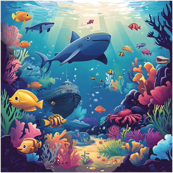 Пазл 64 эл. ТРИ СОВЫ "Морская жизнь" ПК64_64388 376370 - МСК «Форвард»