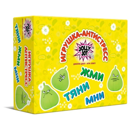Игрушка-антистресс КОМПЛЕКТ 12ШТ "ГРУША-ЗЛЮКА", 9х7 см, ассорти, 3 вида, дисплей, JOLLY JOT (ДЖОЛЛИ ДЖОТ), 665790 - МСК «Форвард»