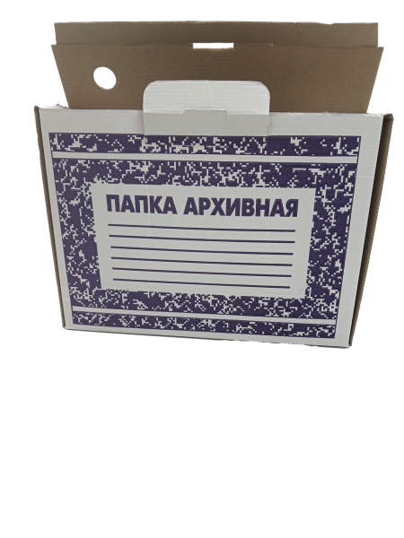 Короб архивный с клапаном А4 (260х325 мм), 75 мм, до 700 листов, микрогофрокартон, БЕЛЫЙ FOLEMARK 252-340-75 2051 - МСК «Форвард»