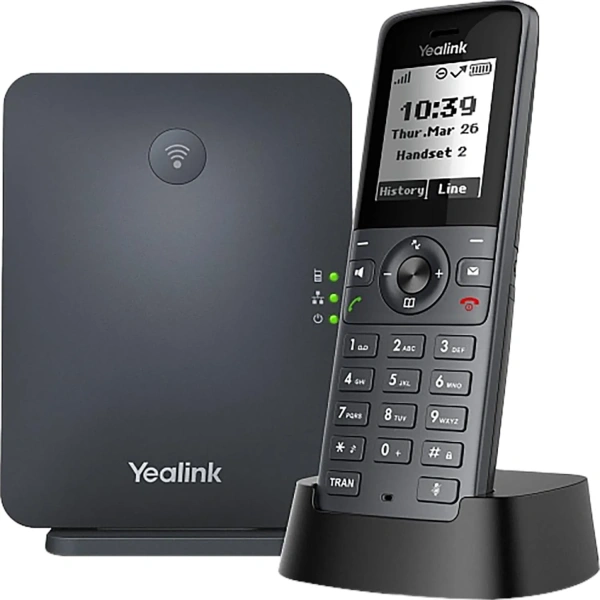IP-DECT телефон Yealink W71P (база W70B+трубка W71H) до 10SIP-аккаунтов 2125150 под заказ 8 дней - МСК «Форвард»