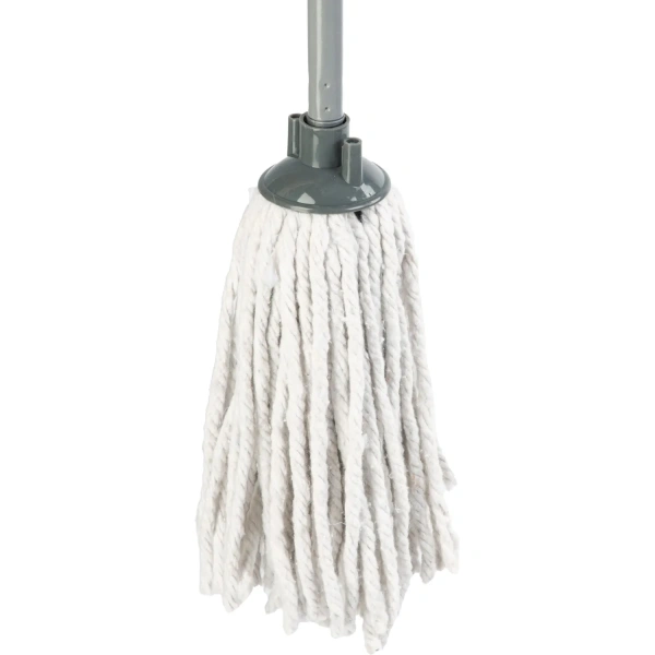 Швабра верёвочная Home Queen насадка хлопок 25 см рукоятка 114 см сталь 77025 569186 - МСК «Форвард»