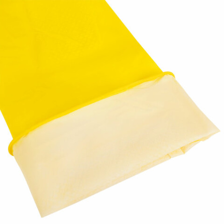 Перчатки МНОГОРАЗОВЫЕ латексные "Для деликатной уборки", размер XL (очень большой), вес 32 г, KOMFI, DGL019L 700897 - МСК «Форвард»