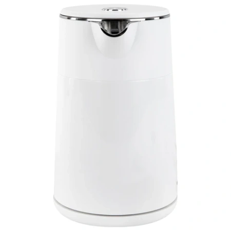 Чайник с двойными стенками, терморегулятором и дисплеем BRASSON (БРАССОН) KT-264, 1,5 л, 2200 Вт, 7 температурных режимов, белый, 455193 - МСК «Форвард»