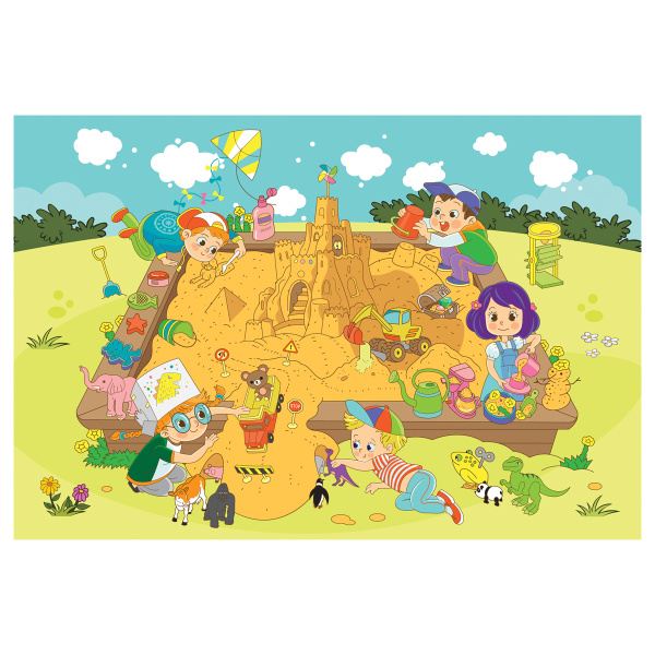 Пазл с заданием 104 эл. ТРИ СОВЫ "Песочница" ПК104_54572 360285 - МСК «Форвард»