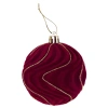 Шары елочные 6 шт., 8 см, "Burgundy Charm", пластик, софт-тач, бургунди, ЗОЛОТАЯ СКАЗКА, 592453 - МСК «Форвард»