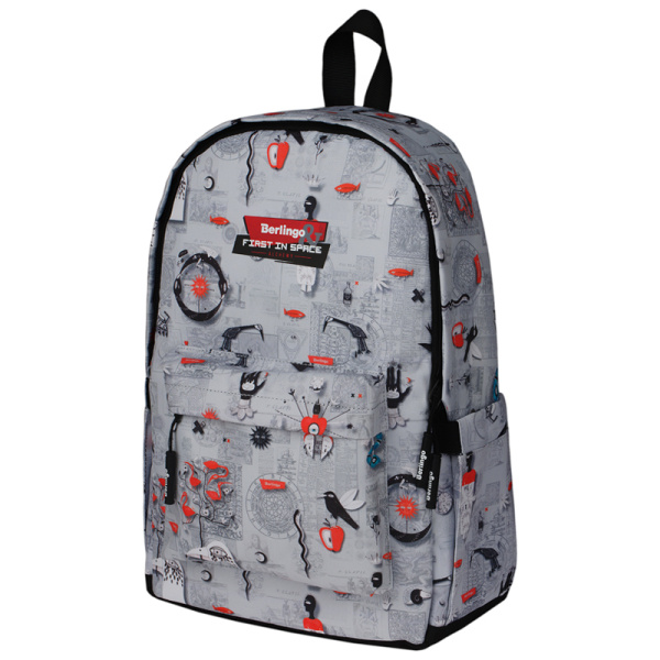 Рюкзак Berlingo Casual "First in Space" 39,5*27*13см, 1 отделение, 3 кармана, уплотненная спинка RU08142 336422 - МСК «Форвард»