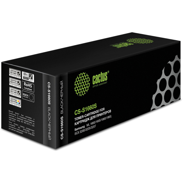 Картридж лазерный CACTUS (CS-S1660S) для SAMSUNG ML-1660/1665, ресурс 1500 стр CS-S1660S 361781