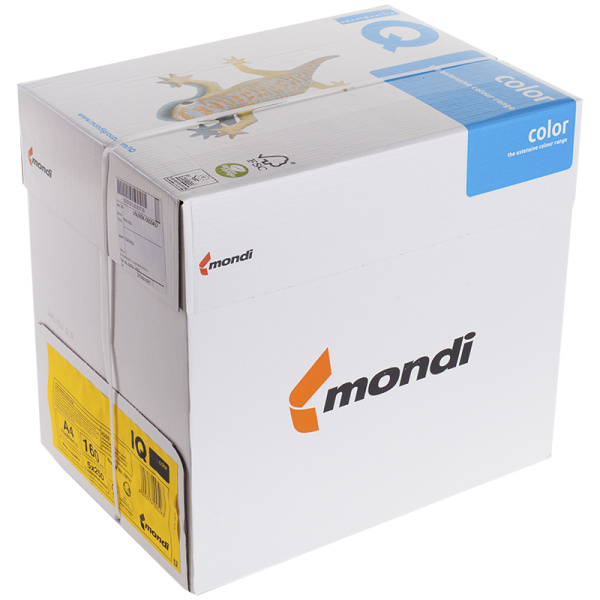 Бумага IQ "Color intensive" А4, 160г/м2, 250л. (горчичный) IG50 089288 - МСК «Форвард»