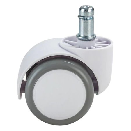 Колеса (ролики) BRABIX для кресла, прорезиненные, КОМПЛЕКТ 5 шт., шток d 11 мм, белые, в коробе, 533085 - МСК «Форвард»