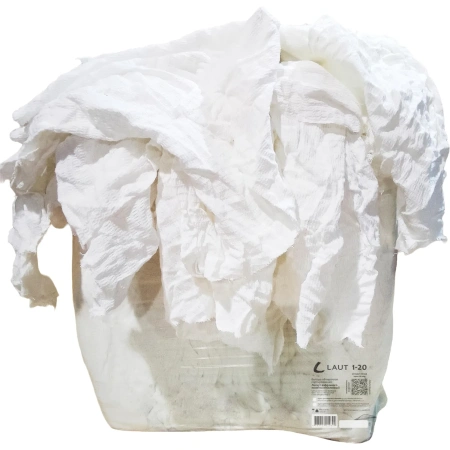 Ветошь хлопок (вафельная) белая 10 кг (размер лоскута 40x60 см) 2444441 минпромторг - МСК «Форвард»