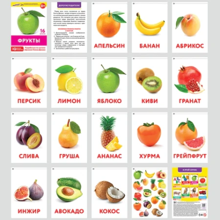 Карточки Домана, 8 развивающих брошюр по методике ГЛЕННА ДОМАНА, 145 изображений, ЮНЛАНДИЯ, 691022 - МСК «Форвард»