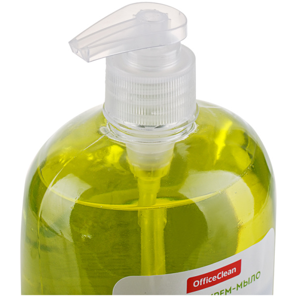 Мыло-крем жидкое OfficeClean "Нежное", антибактериальное, с маслом оливы, с дозатором, 500мл 281354 - МСК «Форвард»