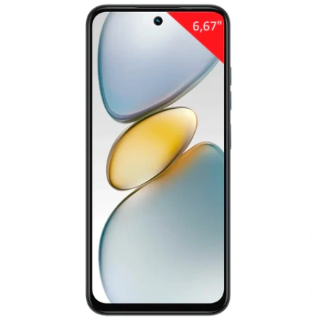 Смартфон TECNO SPARK GO1, 2 SIM, 6,67", 4.5G, 13/8 Мп, 4/64 ГБ, черный, пластик, TCN-KL4.4.64.BK 263201 - МСК «Форвард»