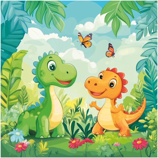 Пазл 16 эл. Maxi ТРИ СОВЫ "Динозавры на прогулке" ПК16М_64365 376347 - МСК «Форвард»