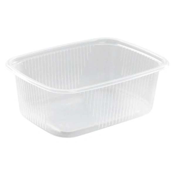 Одноразовый контейнер 200мл, КОМПЛЕКТ 100шт, БЕЗ КРЫШКИ, 108х82мм прозрачные, ПП, ЮПЛАСТ, шк398 ЮУПМ 607530